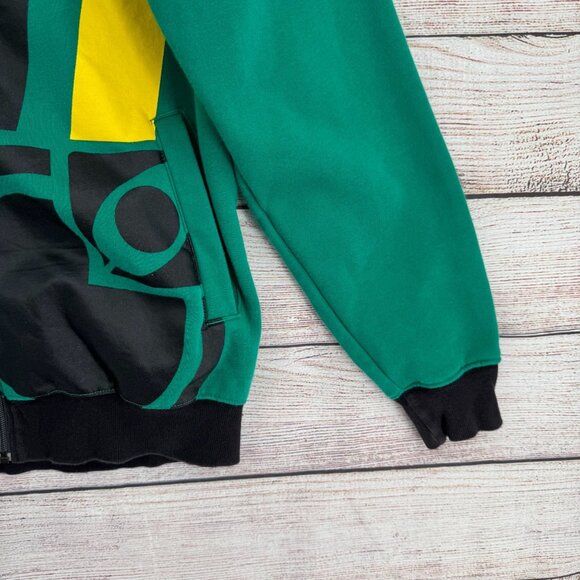 Nomis Skateboard Snowboard Full Zip Hoodie Sweatshirt Men's Size Large Green - Picture 7 of 12